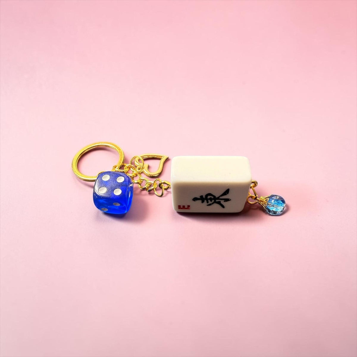 Handmade Mahjong Tile Keychain | Mahjong Lover Gift | Game Night Bag Charm