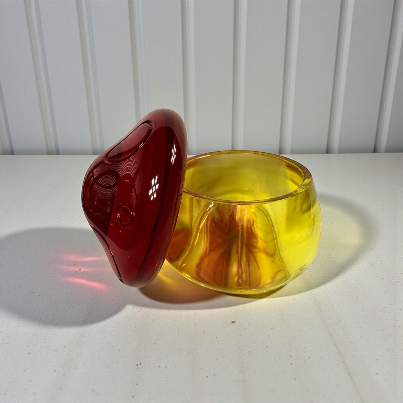 Mushroom Resin Trinket Jar | Handmade Jewelry Storage |Whimsical Decor Fairycore