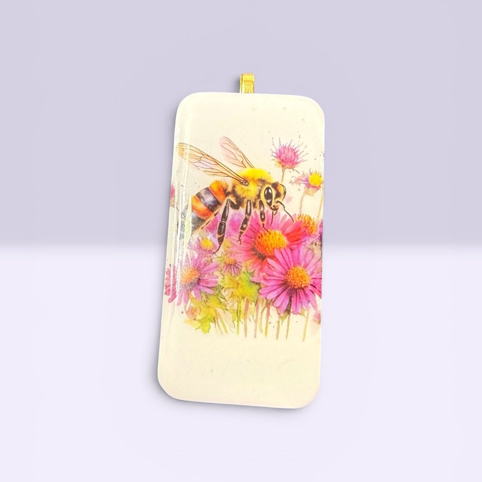 Handcrafted Mini Tile Art Necklace | Bee, Garden, Animal & Whimsical Pendants |
