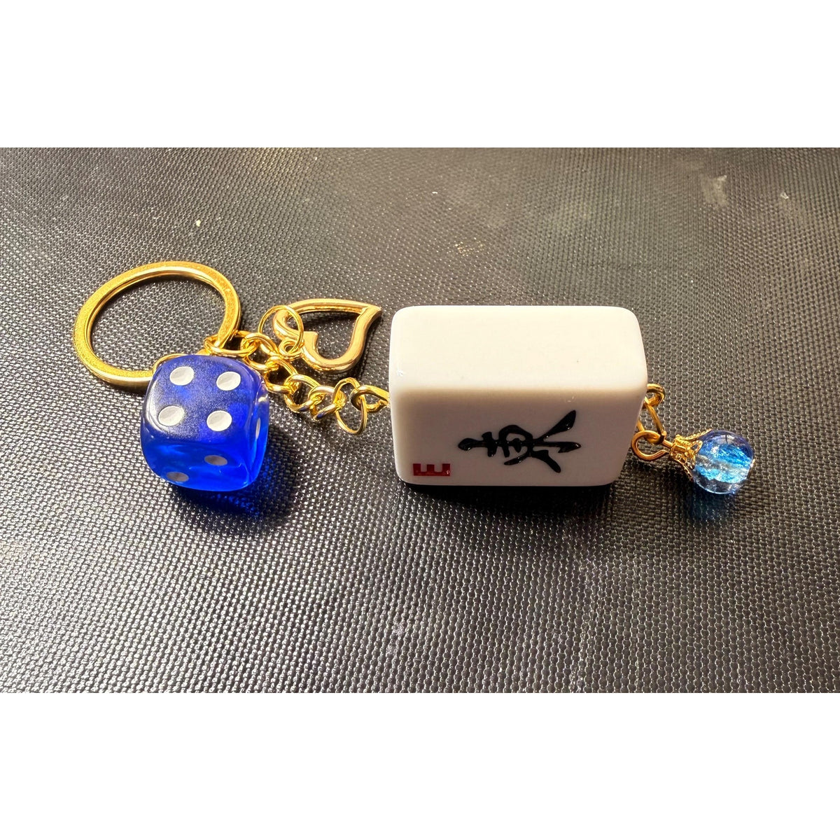 Handmade Mahjong Tile Keychain | Mahjong Lover Gift | Game Night Bag Charm