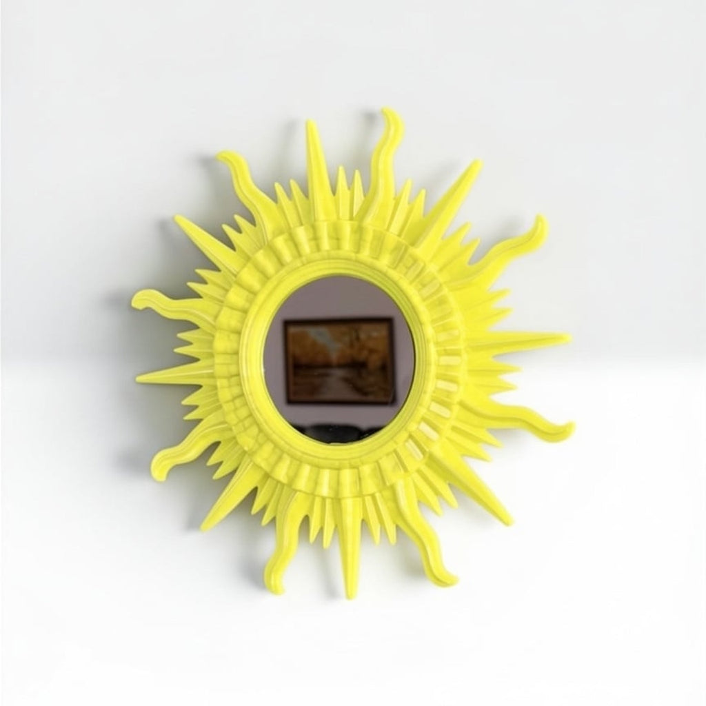 Made to Order Handmade Sunburst Resin Mirror | Choose Your Own Color Story MCM