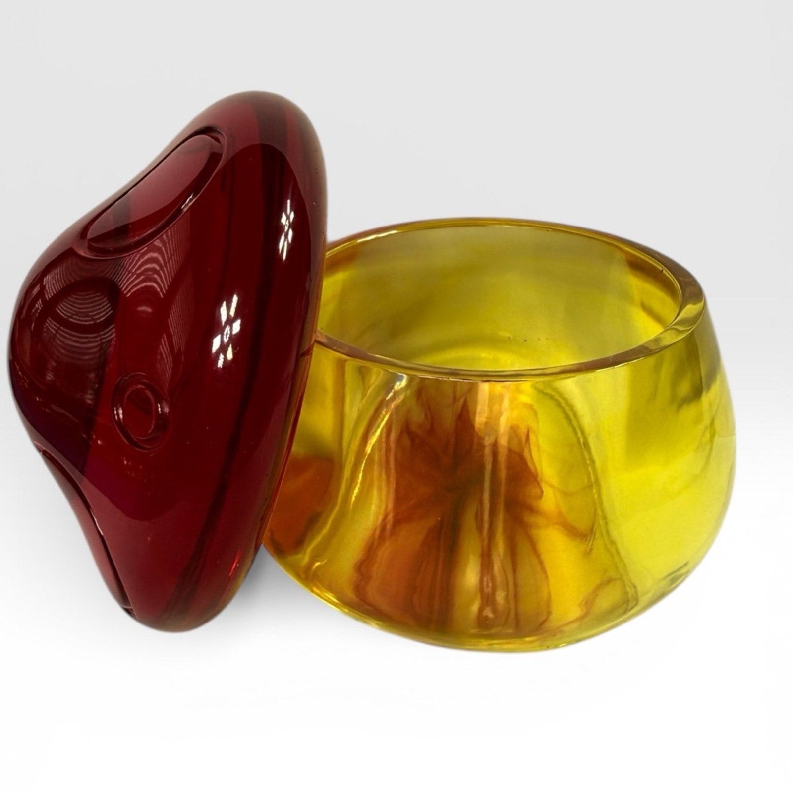 Mushroom Resin Trinket Jar | Handmade Jewelry Storage |Whimsical Decor Fairycore