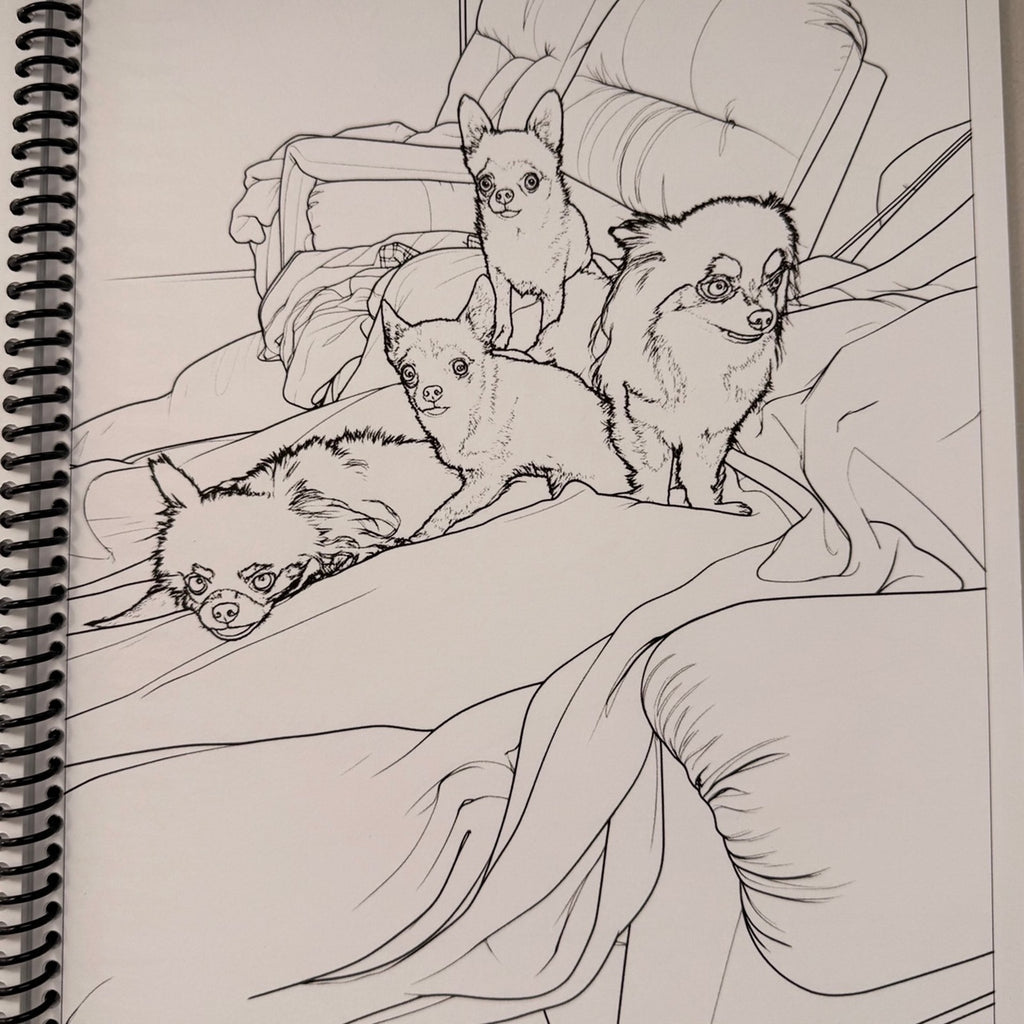 Personalized Adult Coloring Book | Up to 25 Custom Pages | Made Just for You |