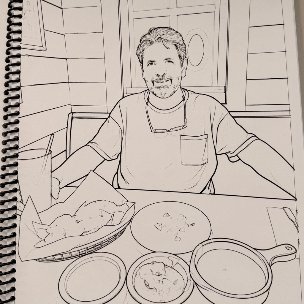 Personalized Adult Coloring Book | Up to 25 Custom Pages | Made Just for You |