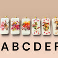 Handcrafted Mini Tile Art Necklace | Bee, Garden, Animal & Whimsical Pendants |