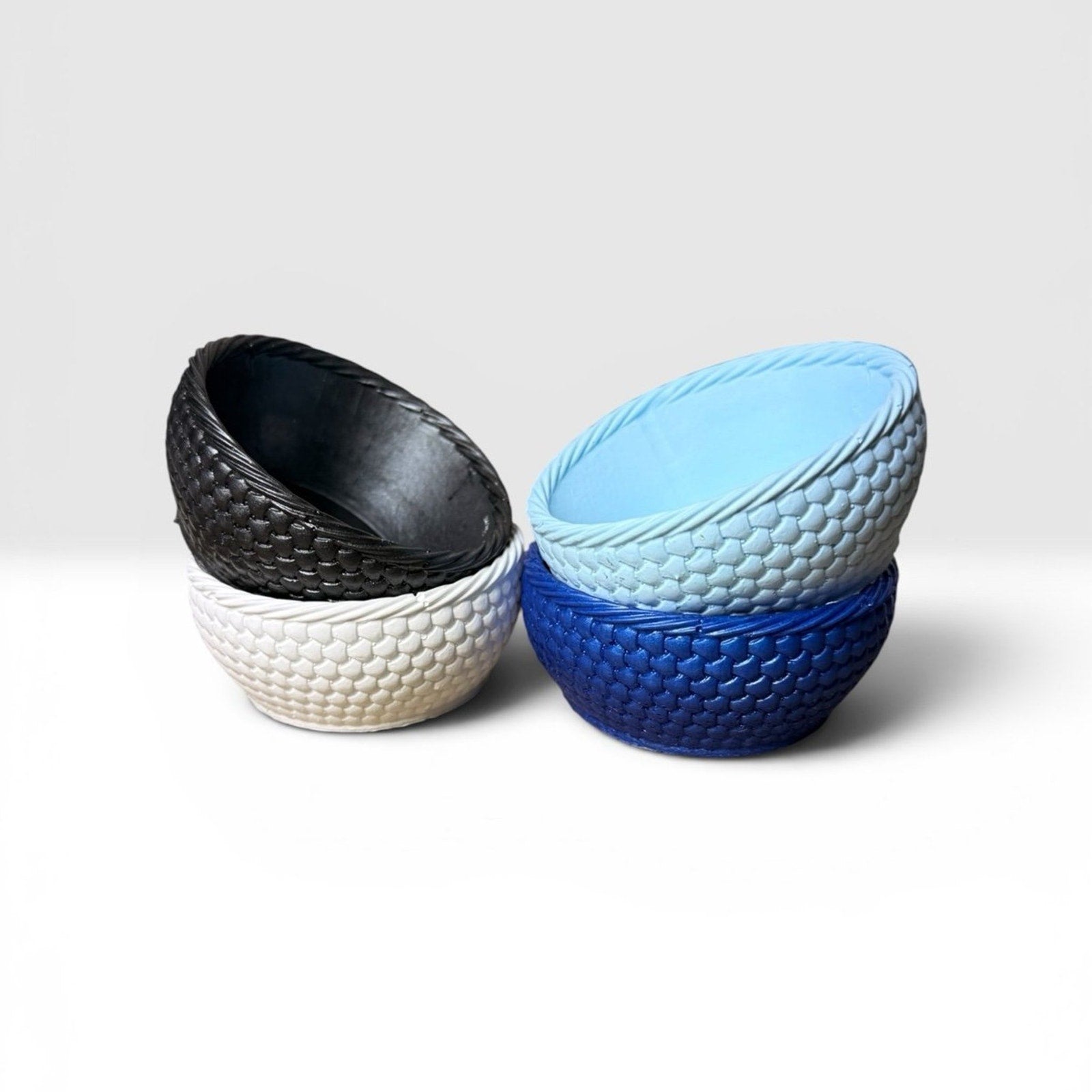 Handcrafted Eco Resin Catchall Bowl Set | Jewelry Dish | Modern Home Deco