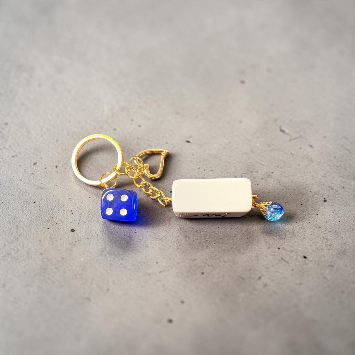 Handmade Mahjong Tile Keychain | Mahjong Lover Gift | Game Night Bag Charm