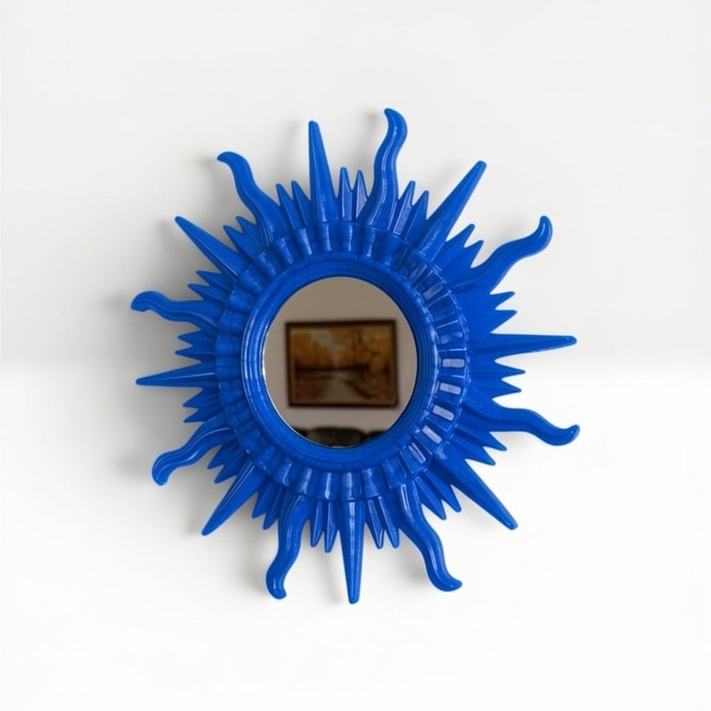 Made to Order Handmade Sunburst Resin Mirror | Choose Your Own Color Story MCM