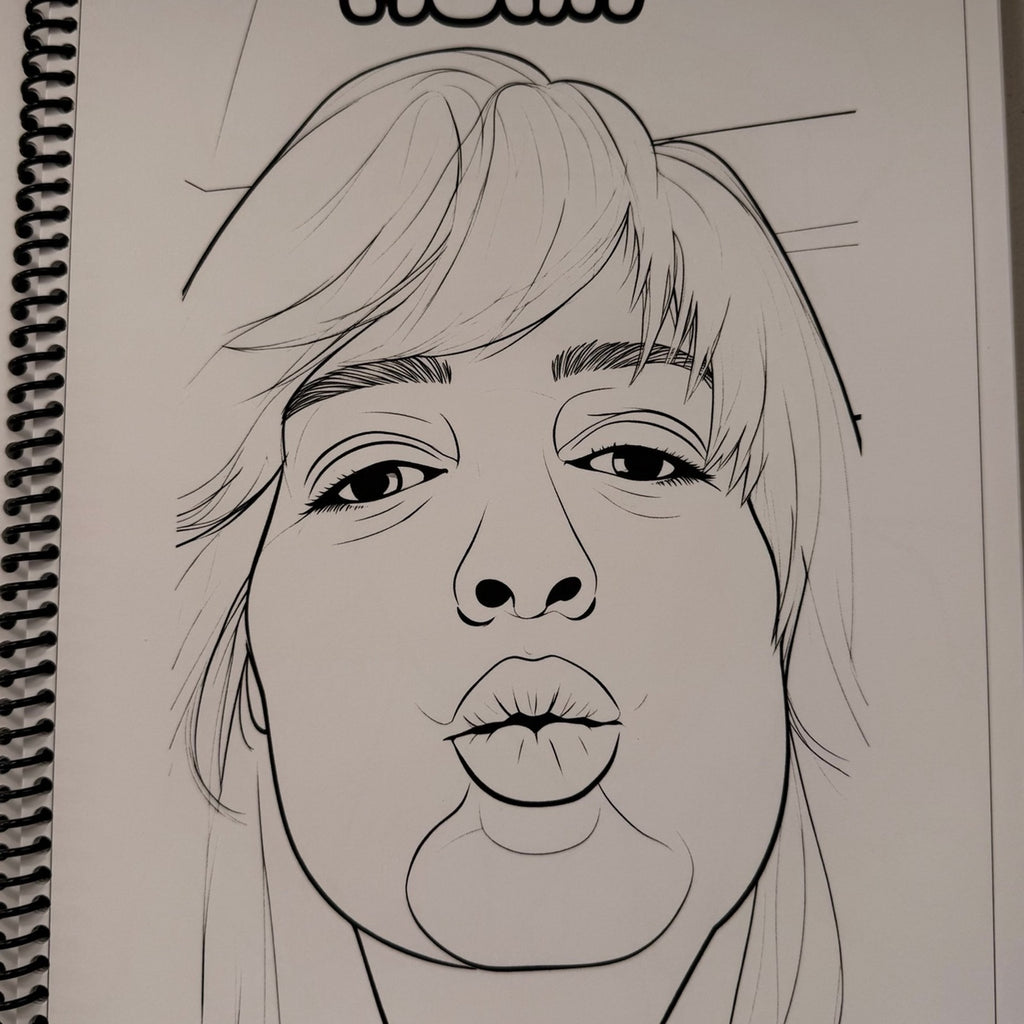 Personalized Adult Coloring Book | Up to 25 Custom Pages | Made Just for You |