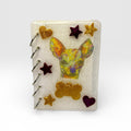 Dog Lover Epoxy Resin Notebook A7 Handmade Pet Journal Chihuahua Lover Gift