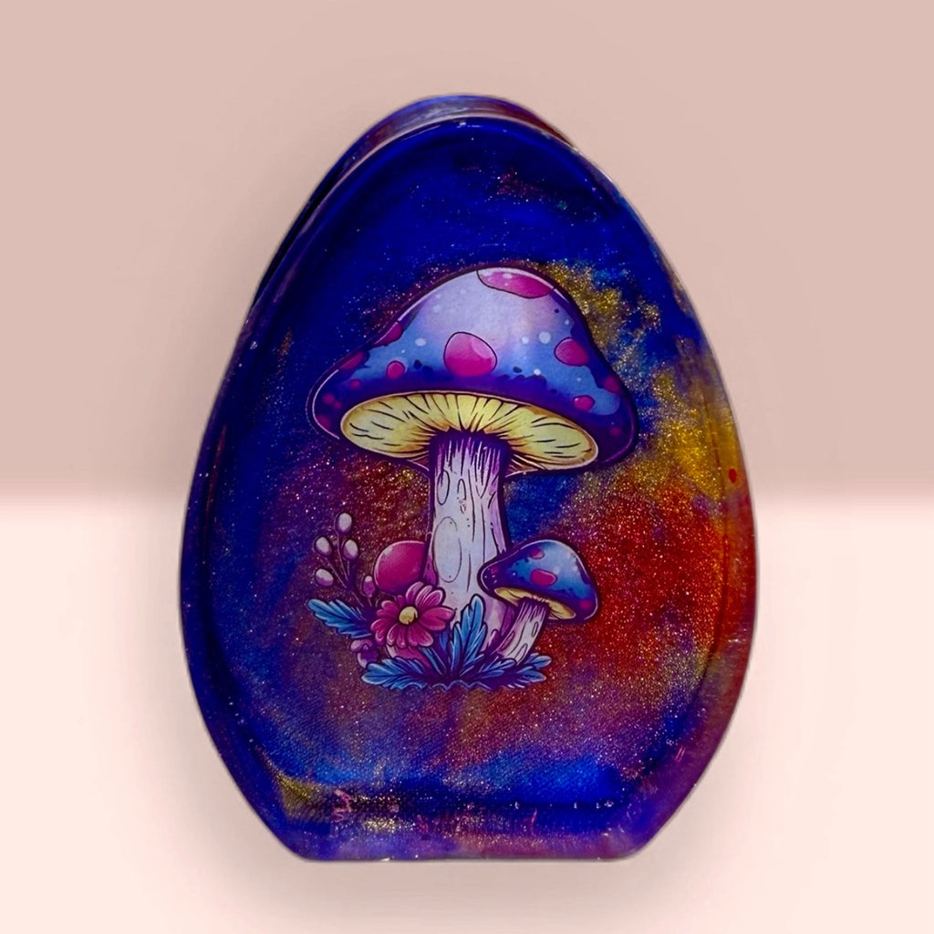 Handcrafted Resin Egg Art Set of 3 Enchanted Story Spring ChiliBeanCollection