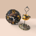 Steampunk Decor Set Clock + Mini Tier Tray | Jewelry Stand Bundle Handcrafted