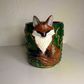 Woodland Fox Eco Resin Jar / Succulent Planter