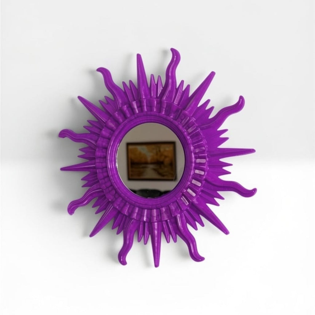 Made to Order Handmade Sunburst Resin Mirror | Choose Your Own Color Story MCM