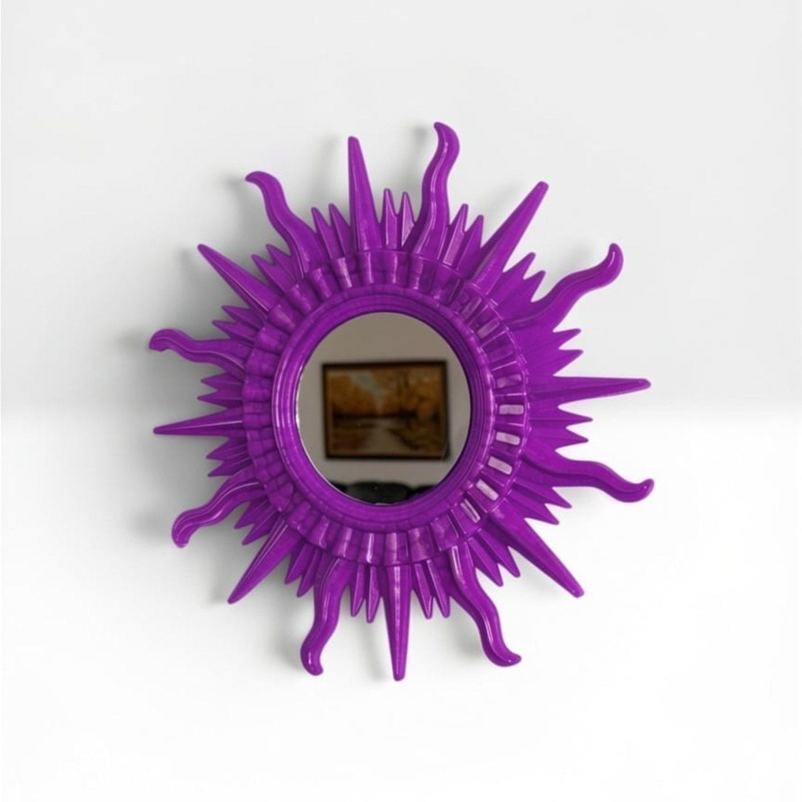 Made to Order Handmade Sunburst Resin Mirror | Choose Your Own Color Story MCM