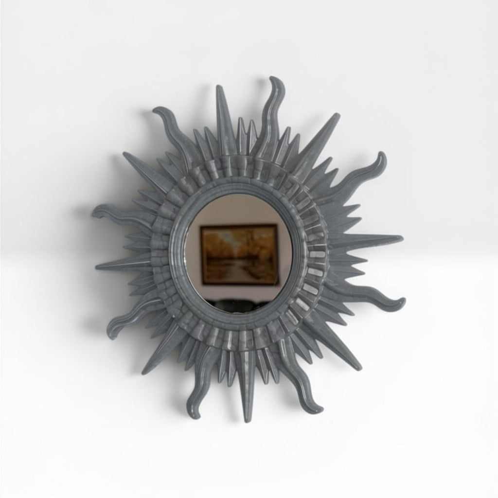 Made to Order Handmade Sunburst Resin Mirror | Choose Your Own Color Story MCM