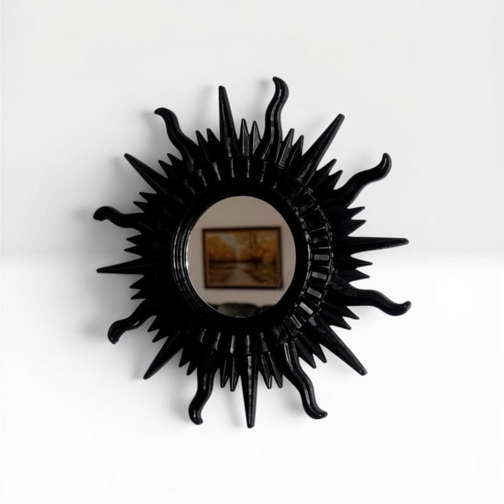 Made to Order Handmade Sunburst Resin Mirror | Choose Your Own Color Story MCM