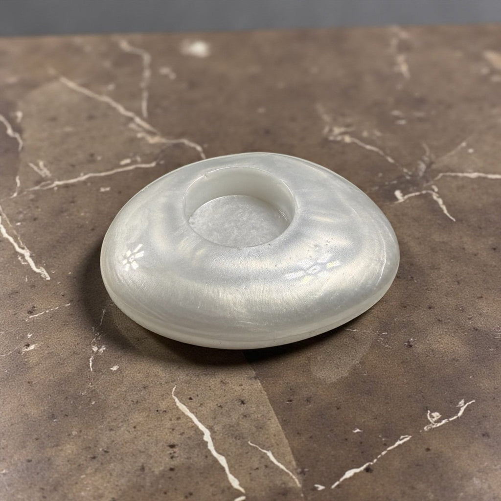 Handmade Resin Tea Light Candle Holder Stillwater Series- Gift for Easter-Spring
