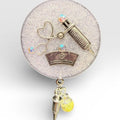 Handmade Resin Nurse Frig Magnet Medical Stethoscope Syringe Dangle Charm