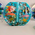 Handmade Resin Bud Vase | Steampunk Ocean Decor | Fish & Gear Curiosity | One-of