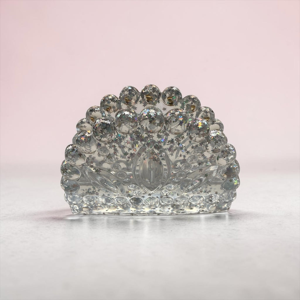 Handcrafted Resin Napkin Holder | Sparkle Table Decor Functional Art