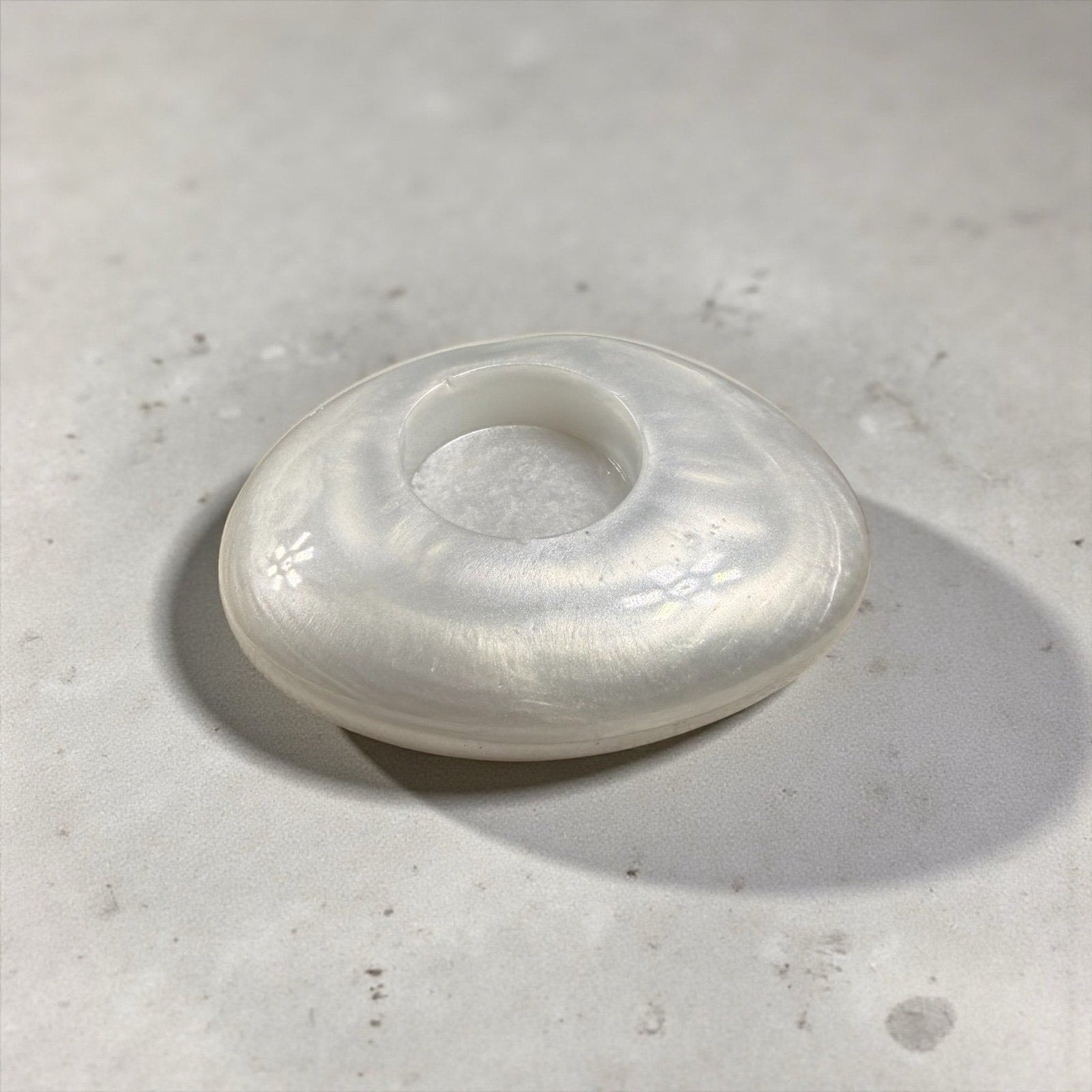 Handmade Resin Tea Light Candle Holder Stillwater Series- Gift for Easter-Spring