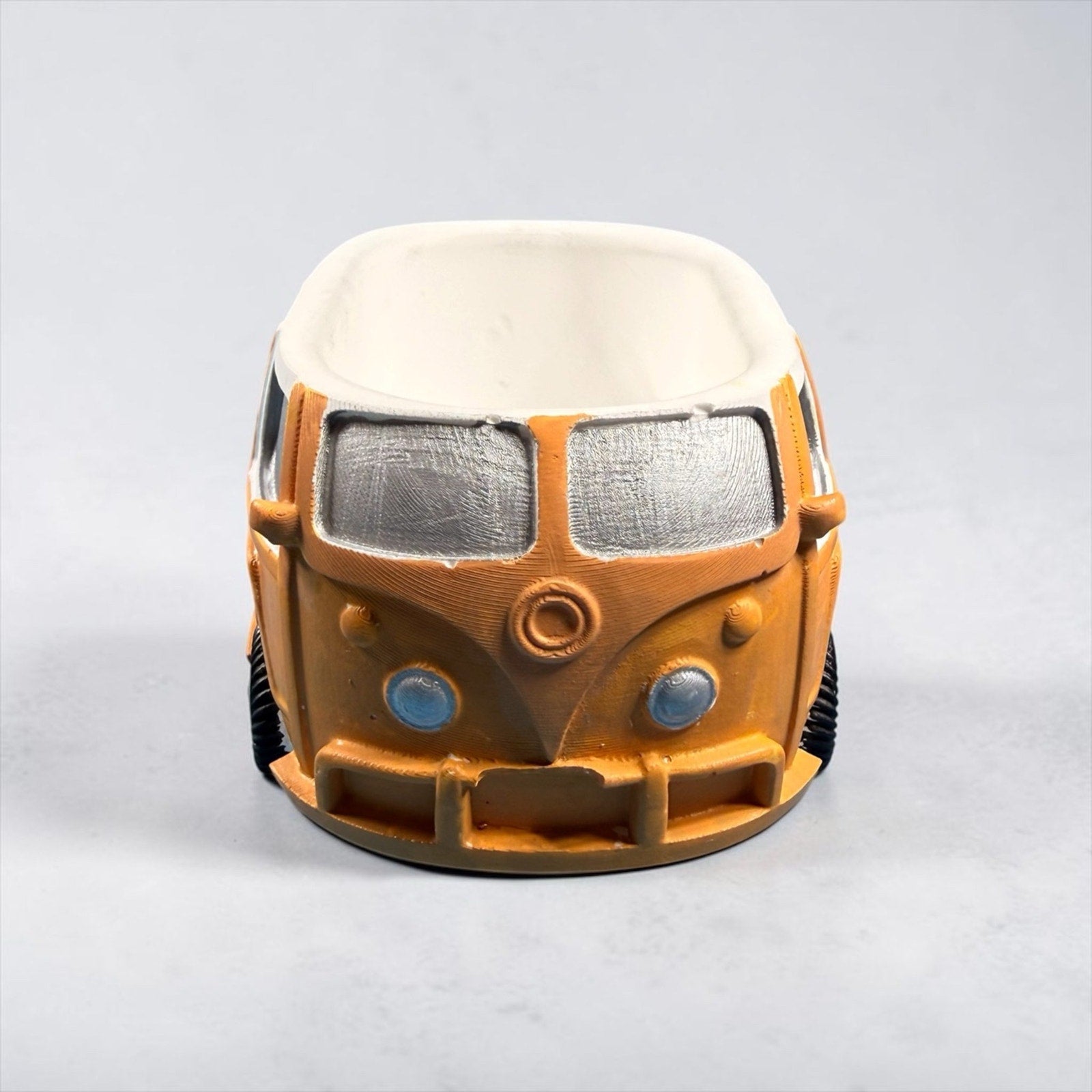 VW Bus Planter | Rustic Boho Van Decor | Retro Organizer Handcrafted Epoxy Resin