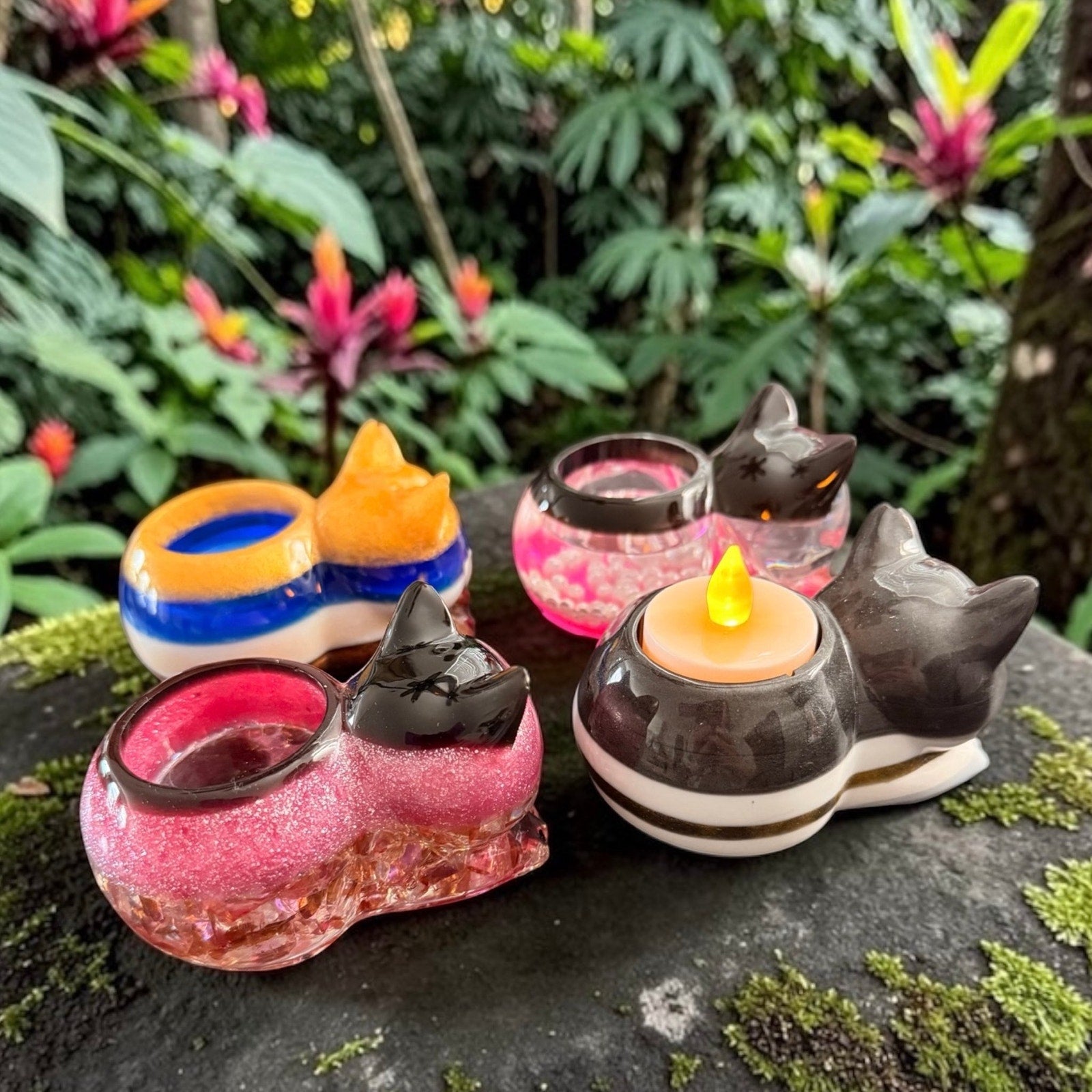 Second Pour Stories Sleeping Candle Cats | Choose Your One-of-a-Kind Kitty