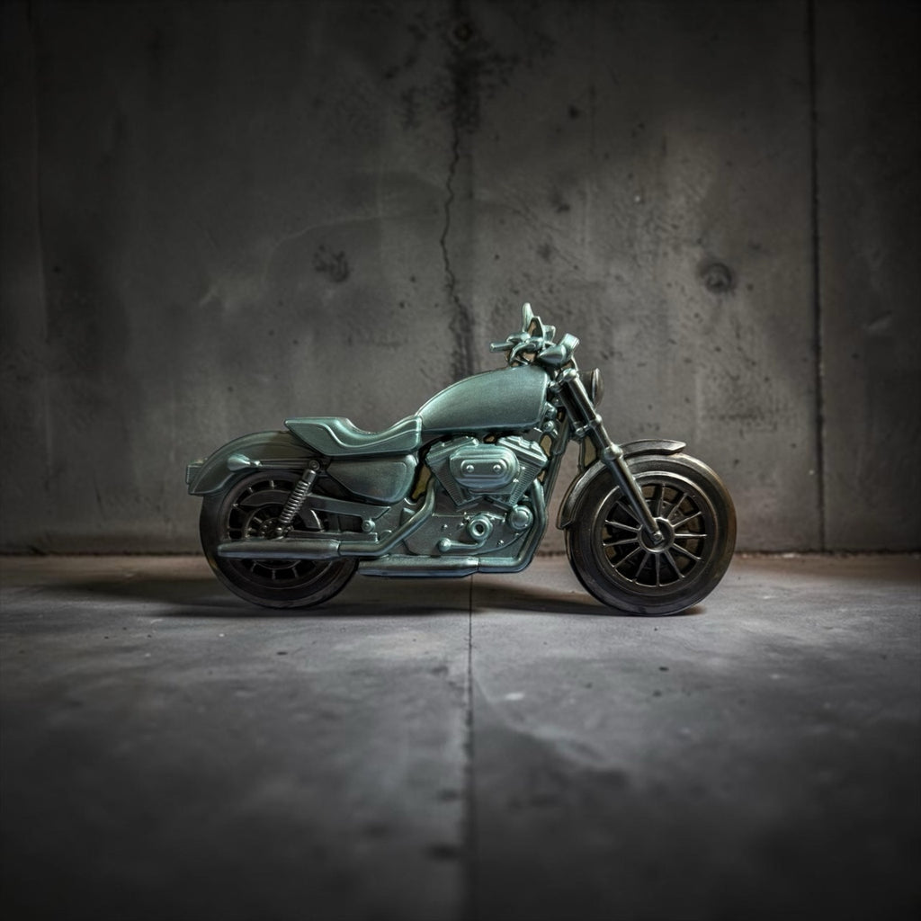 Motorcycle Decor | Industrial Biker Style Display Handcrafted Resin Gift Desk