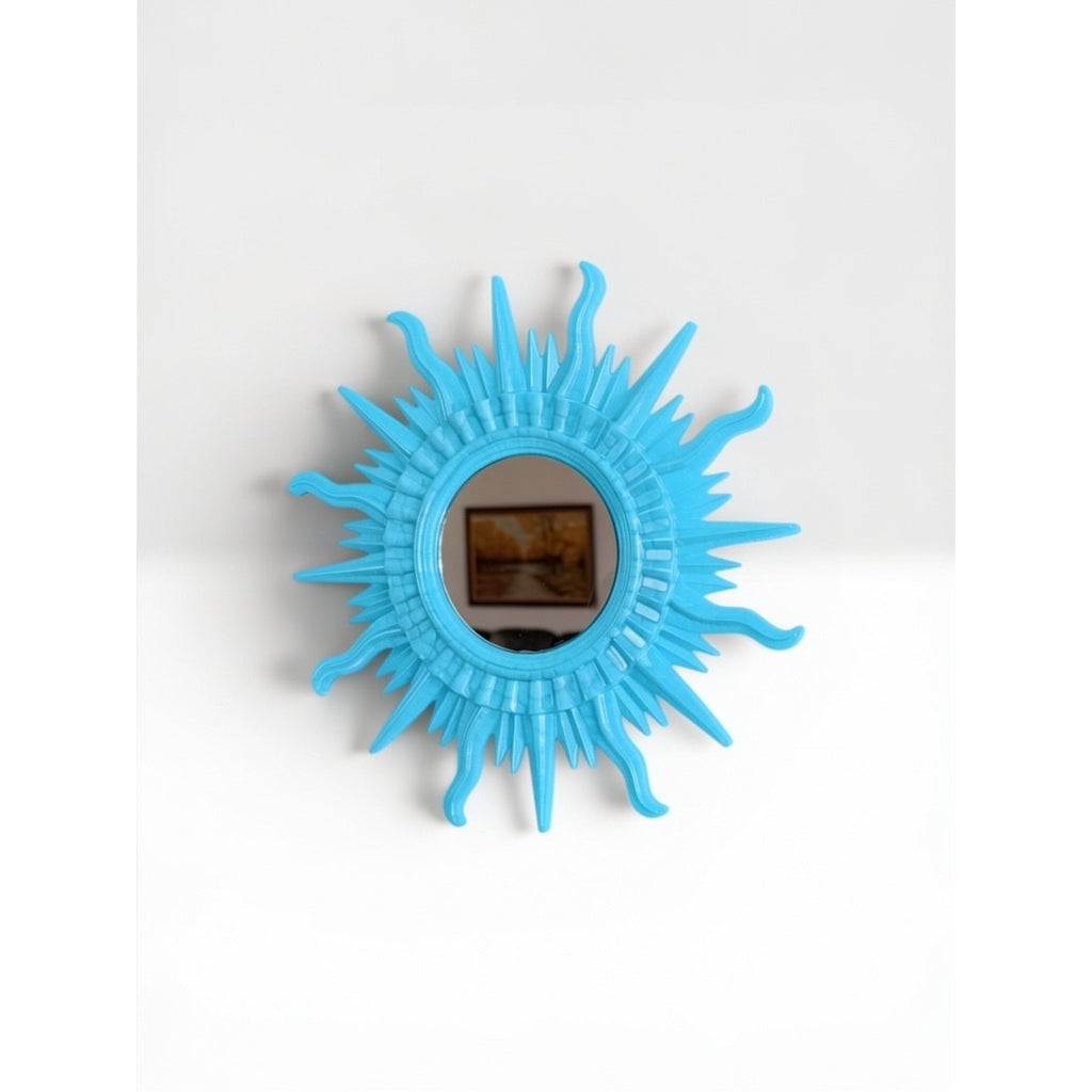 Made to Order Handmade Sunburst Resin Mirror | Choose Your Own Color Story MCM